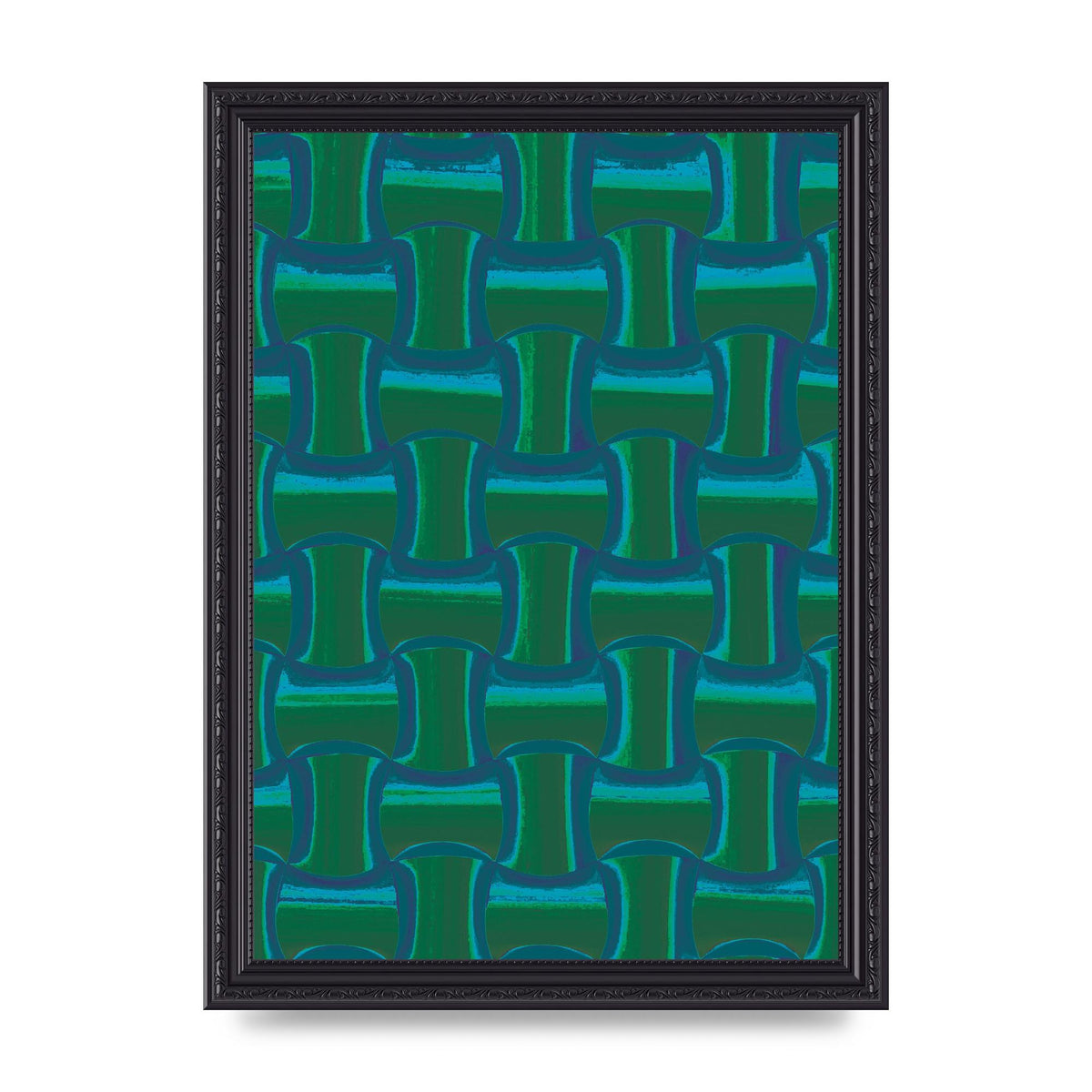 Psychedellic Trippy Pattern Art For The Home - A4 framed