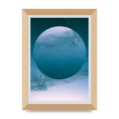 Sky Disc Wall Art - A4 framed