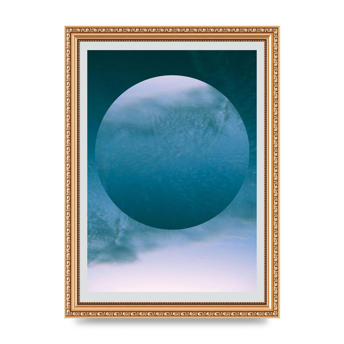 Sky Disc Wall Art - A4 framed