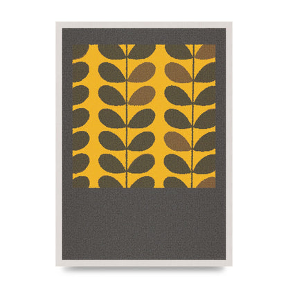 Hive Pattern Retro Printed Poster - A2 framed