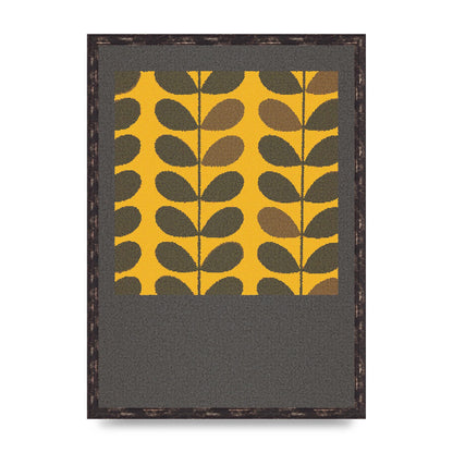 Hive Pattern Retro Printed Poster - A2 framed