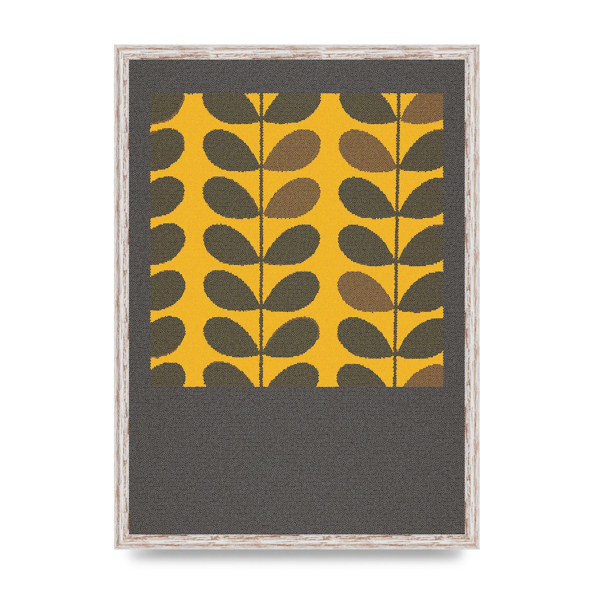 Hive Pattern Retro Printed Poster - A2 framed
