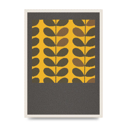 Hive Pattern Retro Printed Poster - A2 framed