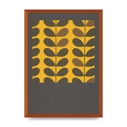 Hive Pattern Retro Printed Poster - A2 framed