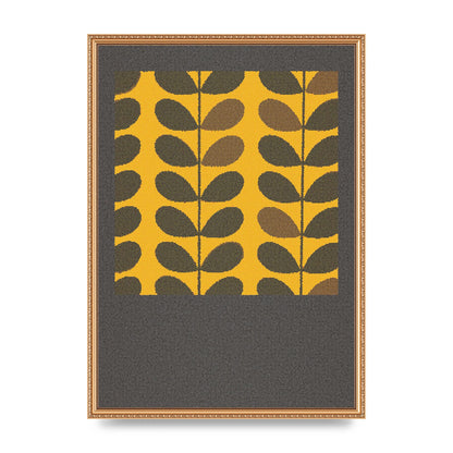 Hive Pattern Retro Printed Poster - A2 framed