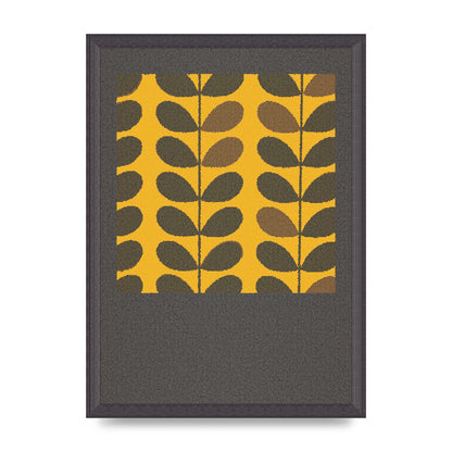 Hive Pattern Retro Printed Poster - A3 framed