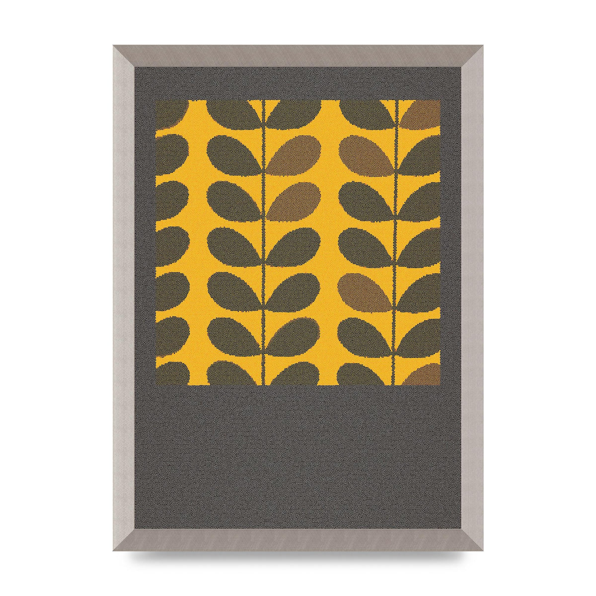 Hive Pattern Retro Printed Poster - A3 framed