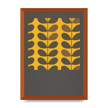 Hive Pattern Retro Printed Poster - A3 framed