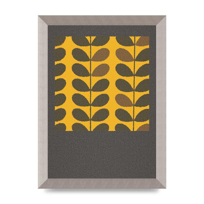Hive Pattern Retro Printed Poster - A4 framed