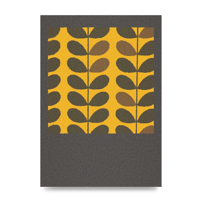 Hive Pattern Retro Printed Poster - unframed print