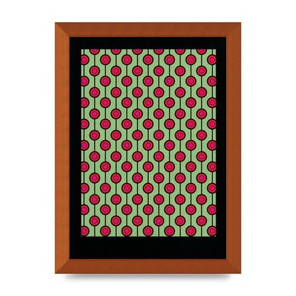 Retro Pattern Art For The Home - A4 framed