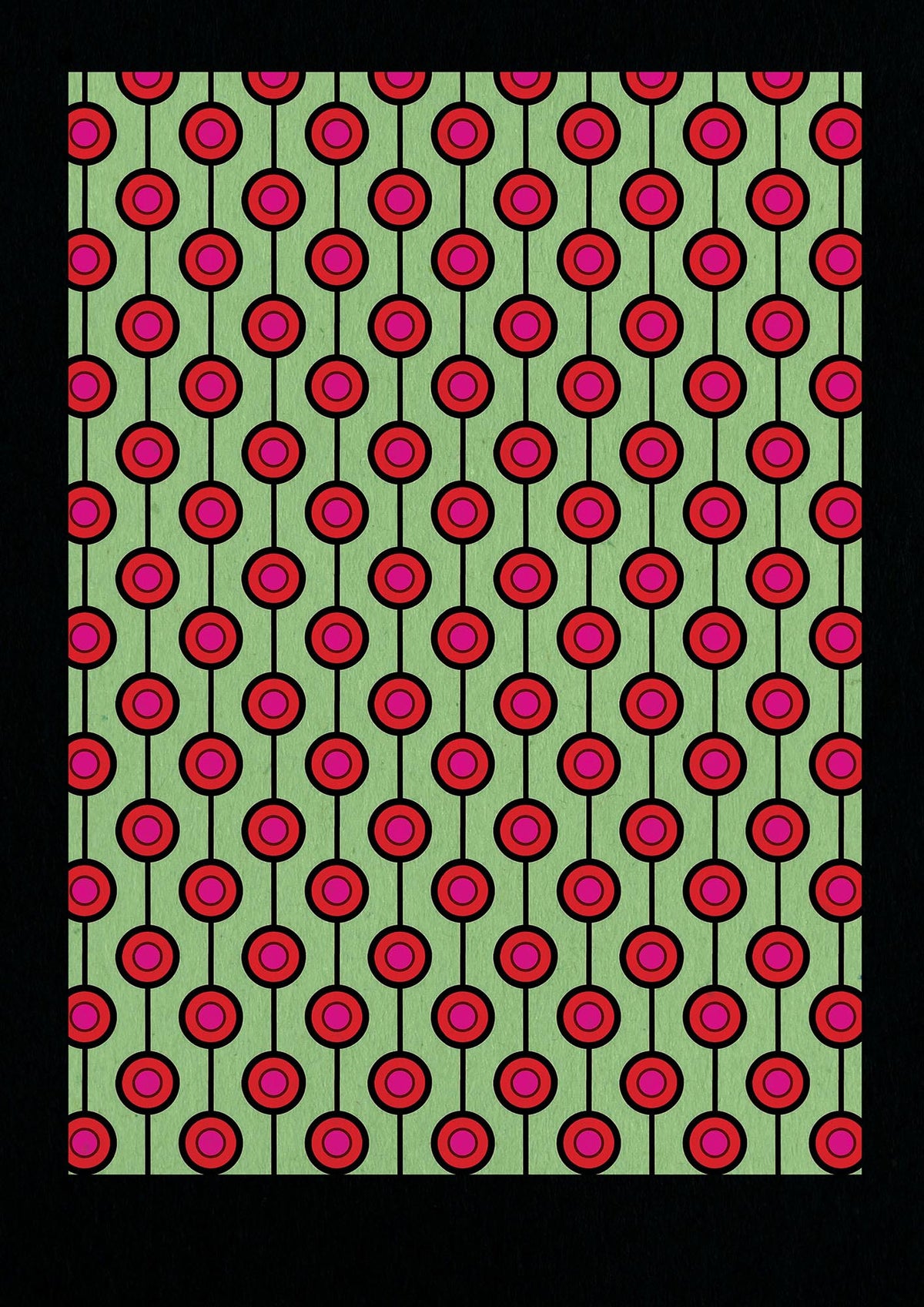 Retro Pattern Art For The Home - detail