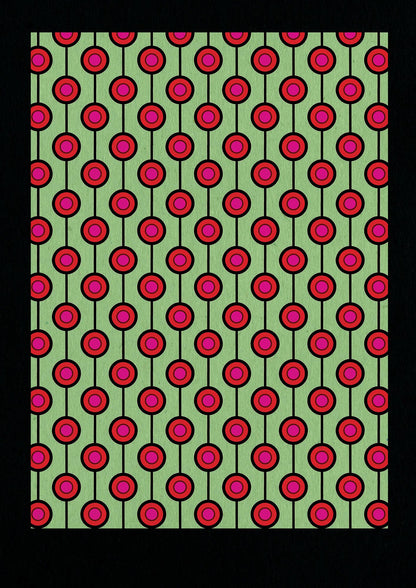 Retro Pattern Art For The Home - detail