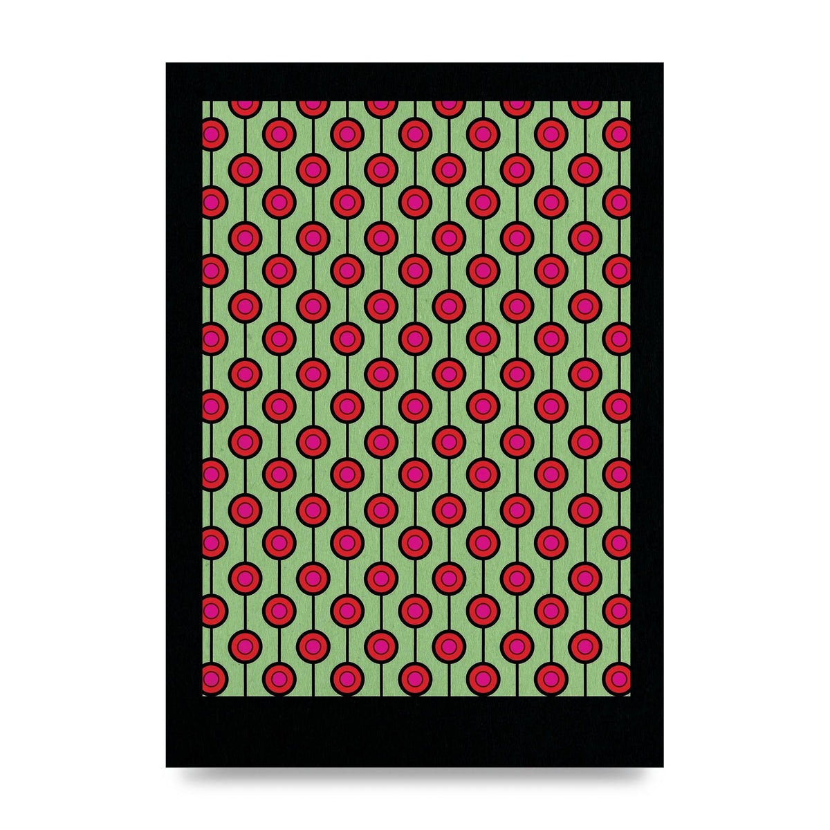 Retro Pattern Art For The Home - unframed print