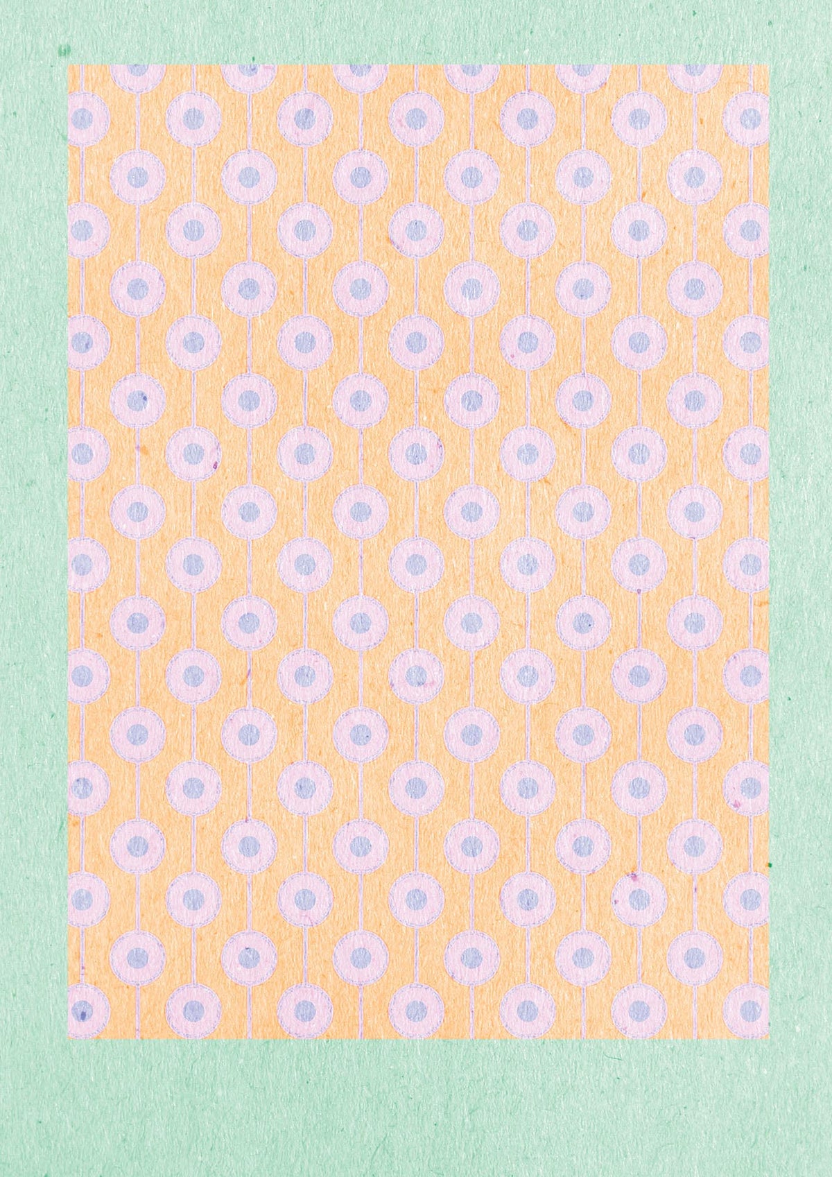 Retro Pattern Light Version Printed Poster - detail