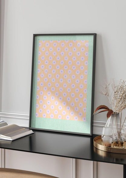 Retro Pattern Light Version Printed Poster - living room 4