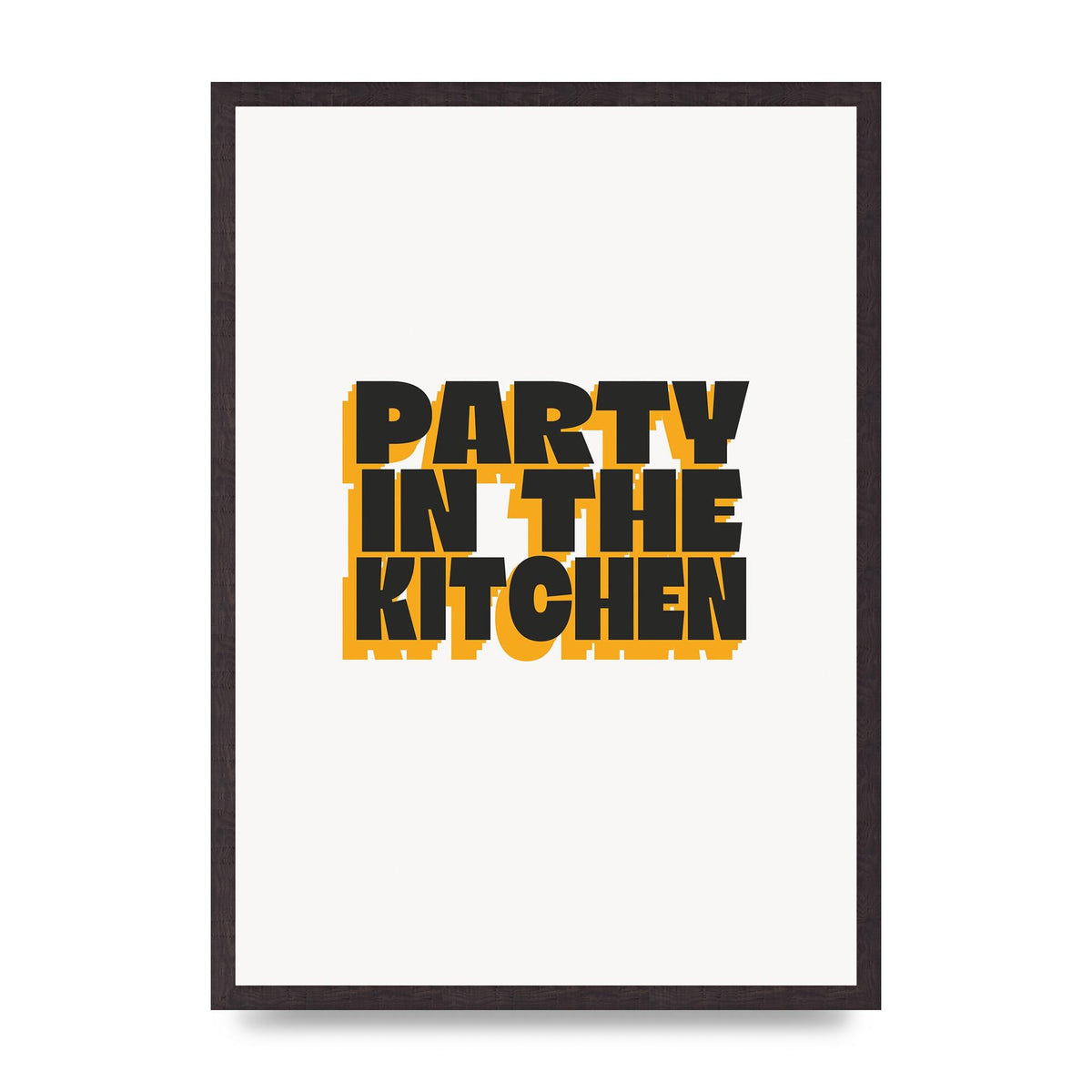 Kitchen Party Quote" Art For The Home - A2 framed