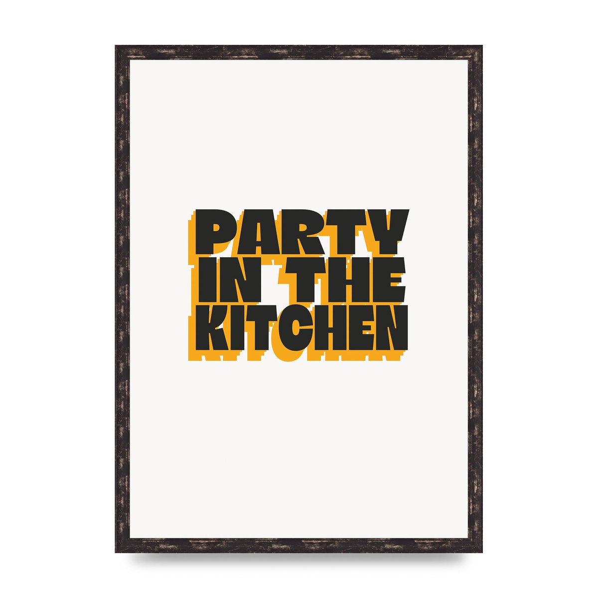 Kitchen Party Quote" Art For The Home - A2 framed