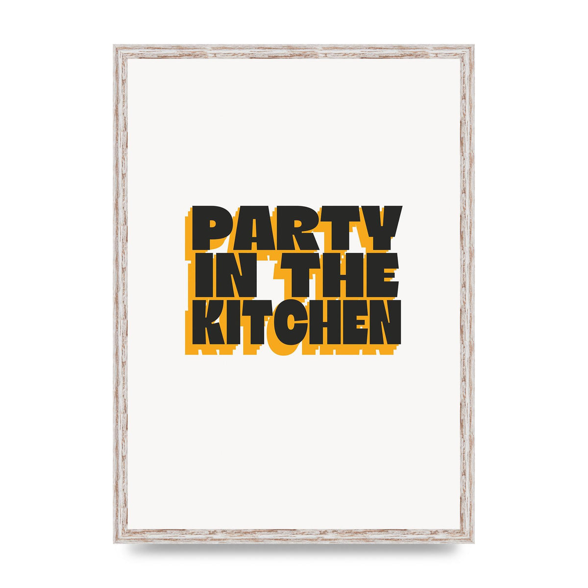 Kitchen Party Quote" Art For The Home - A2 framed