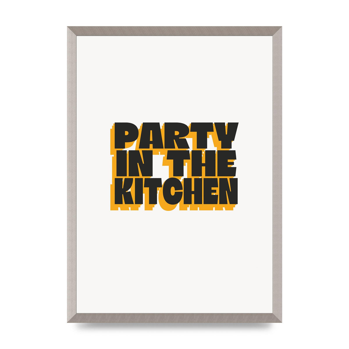 Kitchen Party Quote" Art For The Home - A2 framed
