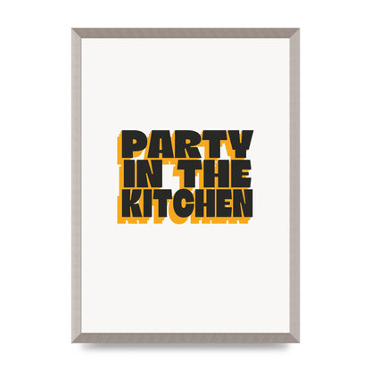 Kitchen Party Quote" Art For The Home - A2 framed