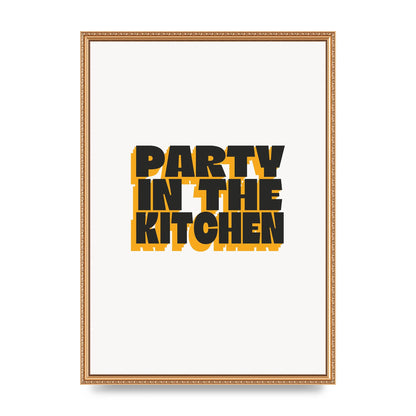 Kitchen Party Quote" Art For The Home - A2 framed