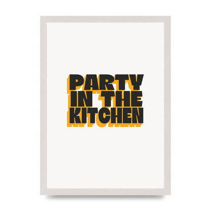 Kitchen Party Quote" Art For The Home - A3 framed