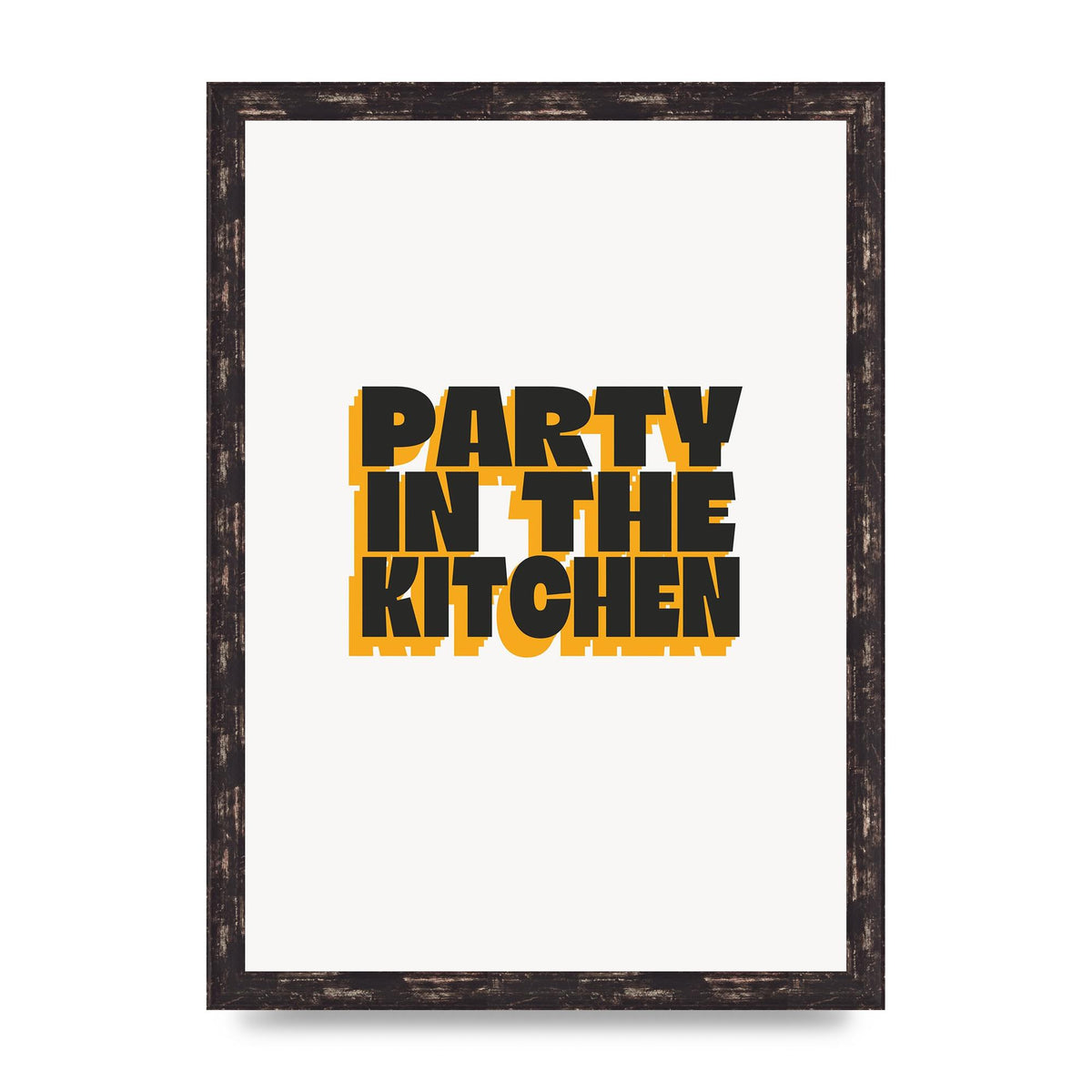 Kitchen Party Quote" Art For The Home - A3 framed