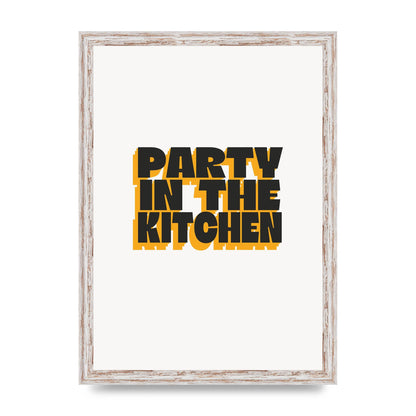 Kitchen Party Quote" Art For The Home - A3 framed