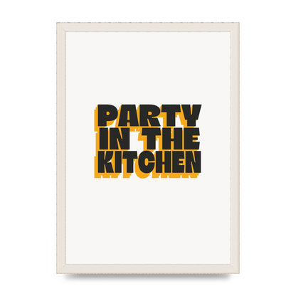 Kitchen Party Quote" Art For The Home - A3 framed