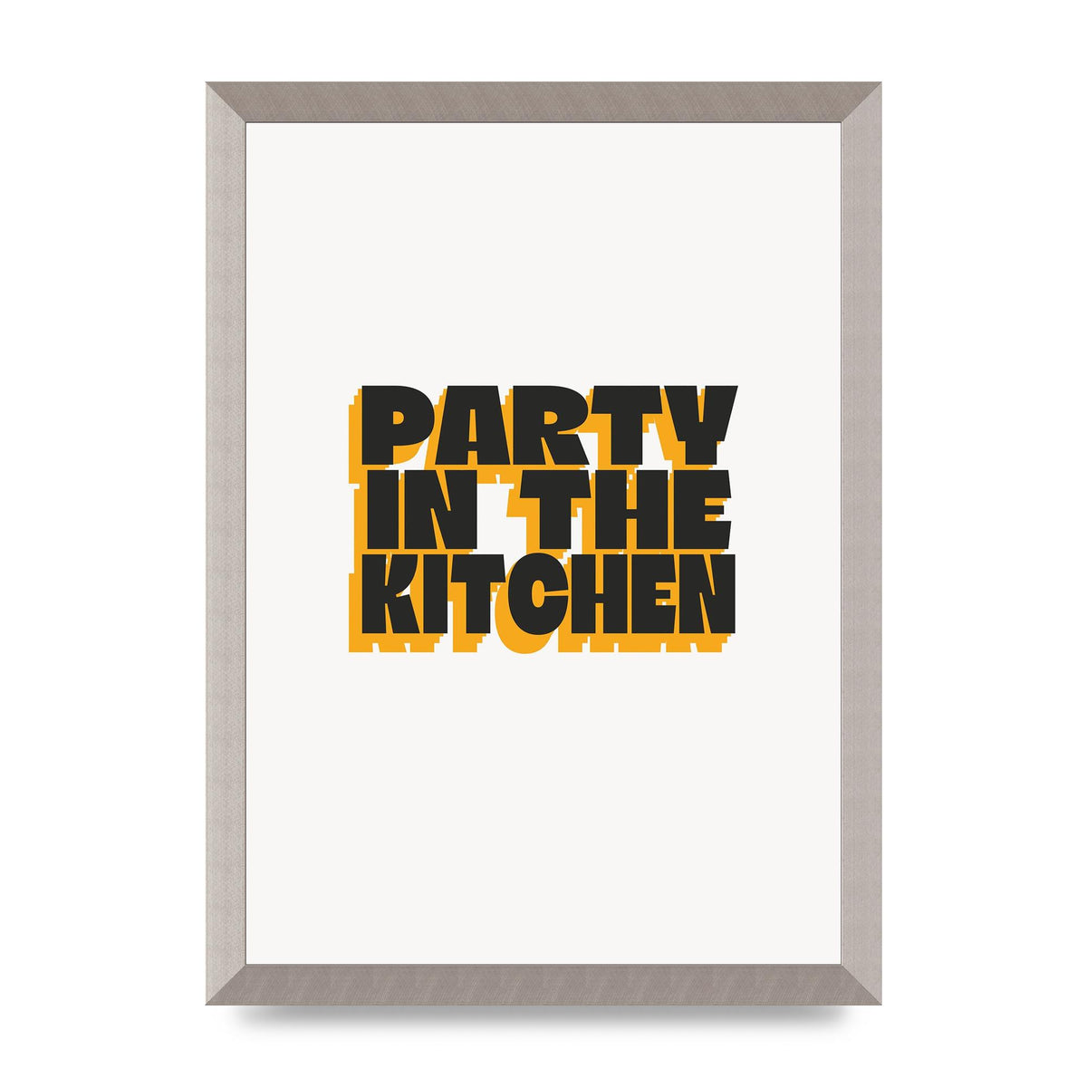 Kitchen Party Quote" Art For The Home - A3 framed