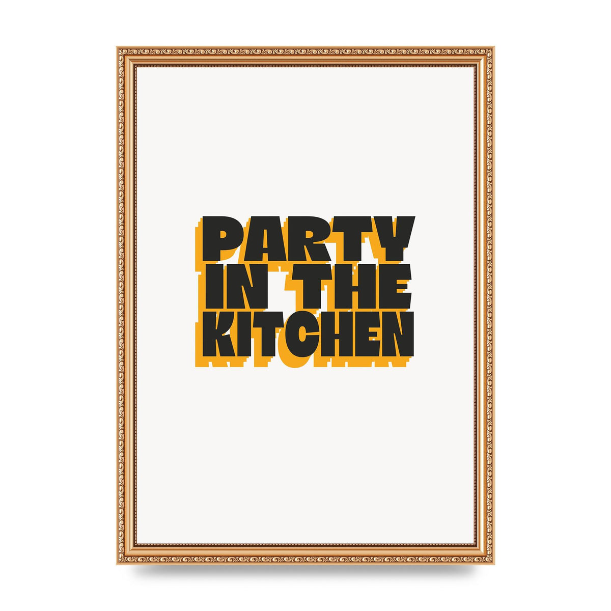 Kitchen Party Quote" Art For The Home - A3 framed