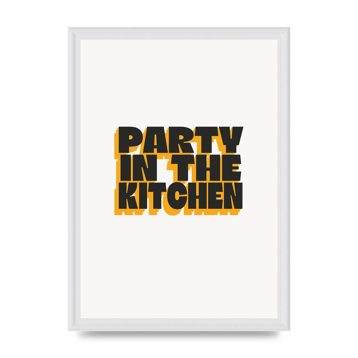 Kitchen Party Quote" Art For The Home - A3 framed