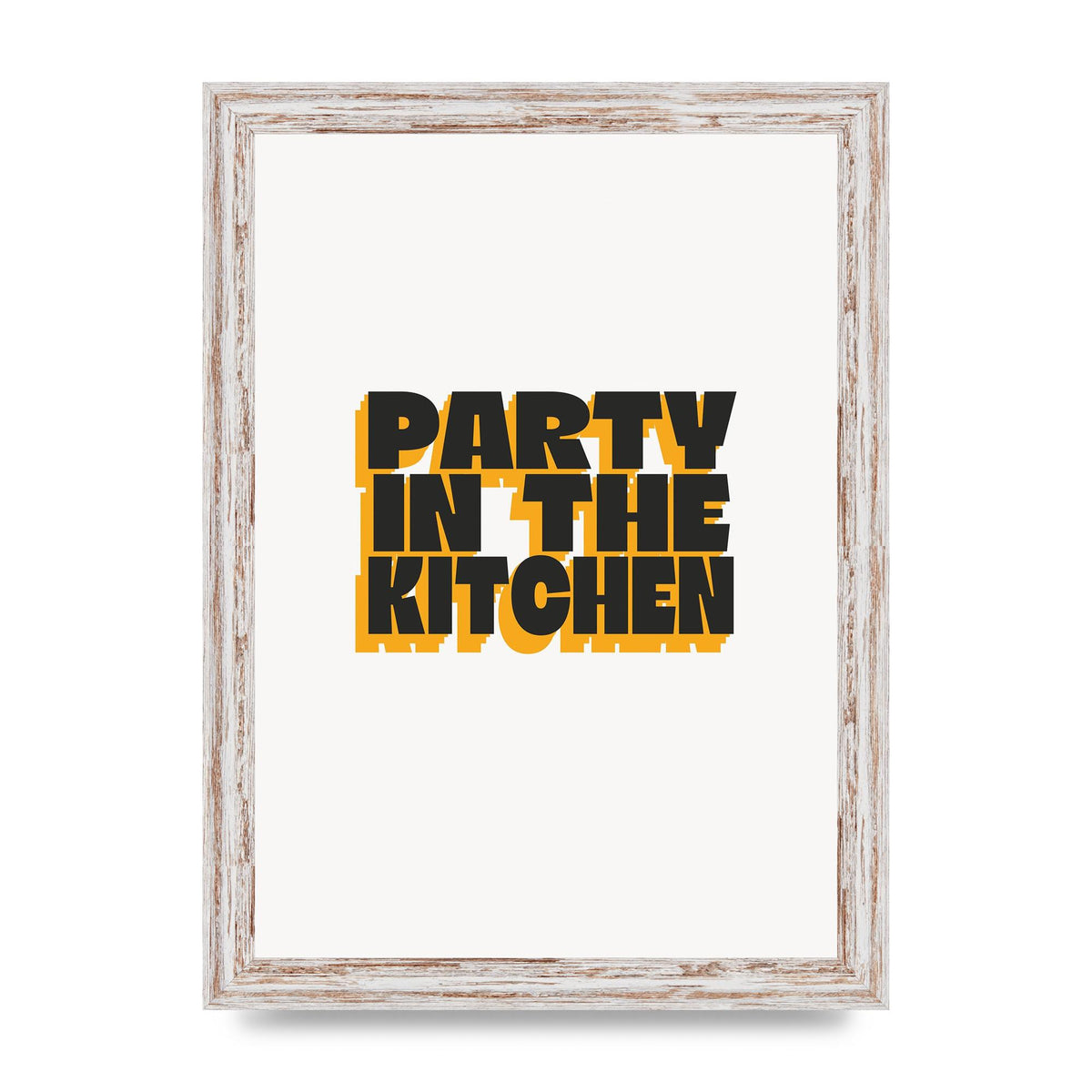 Kitchen Party Quote" Art For The Home - A4 framed