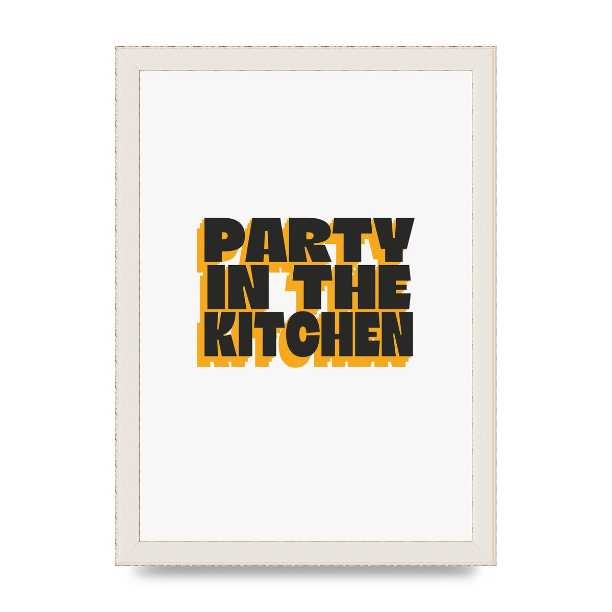 Kitchen Party Quote" Art For The Home - A4 framed
