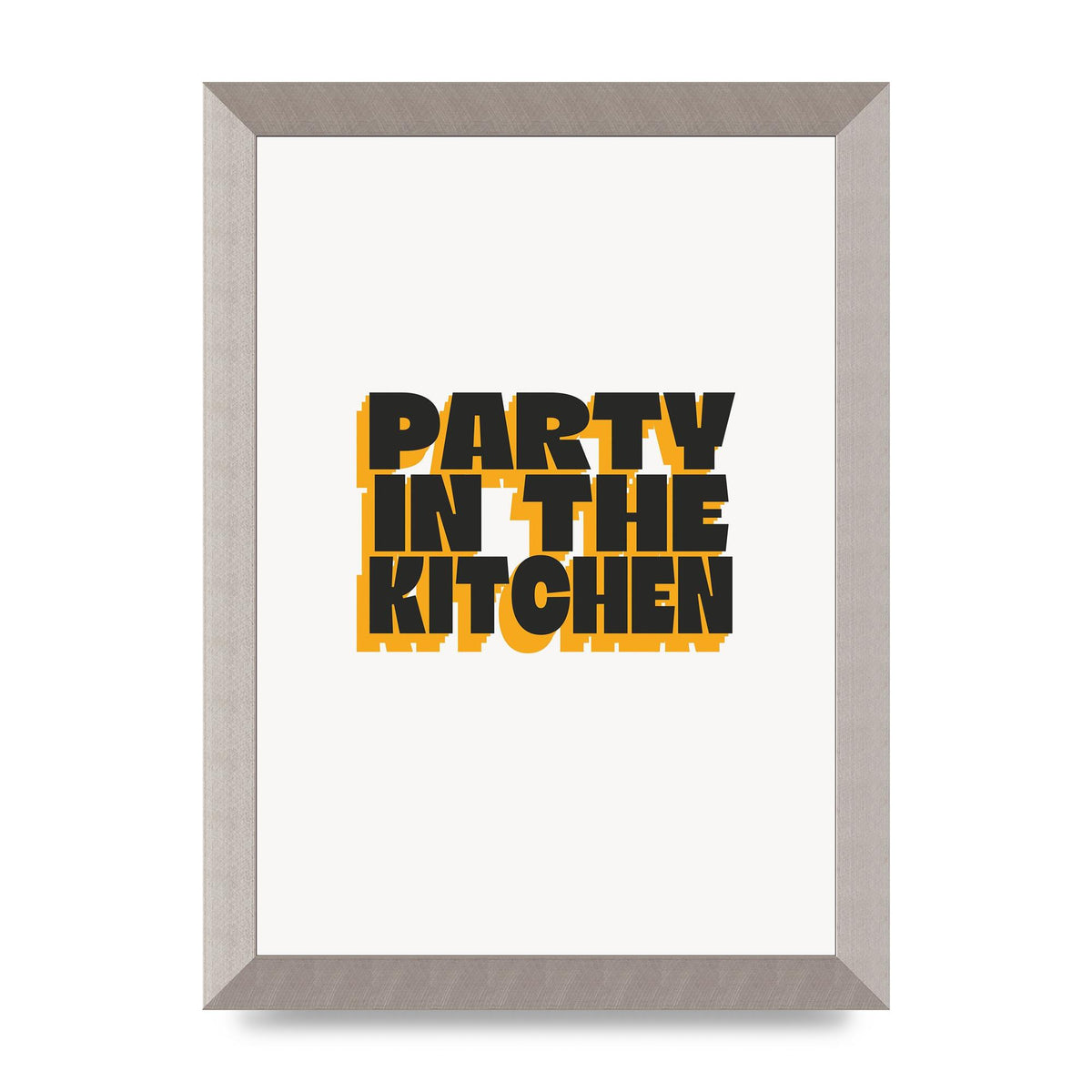 Kitchen Party Quote" Art For The Home - A4 framed