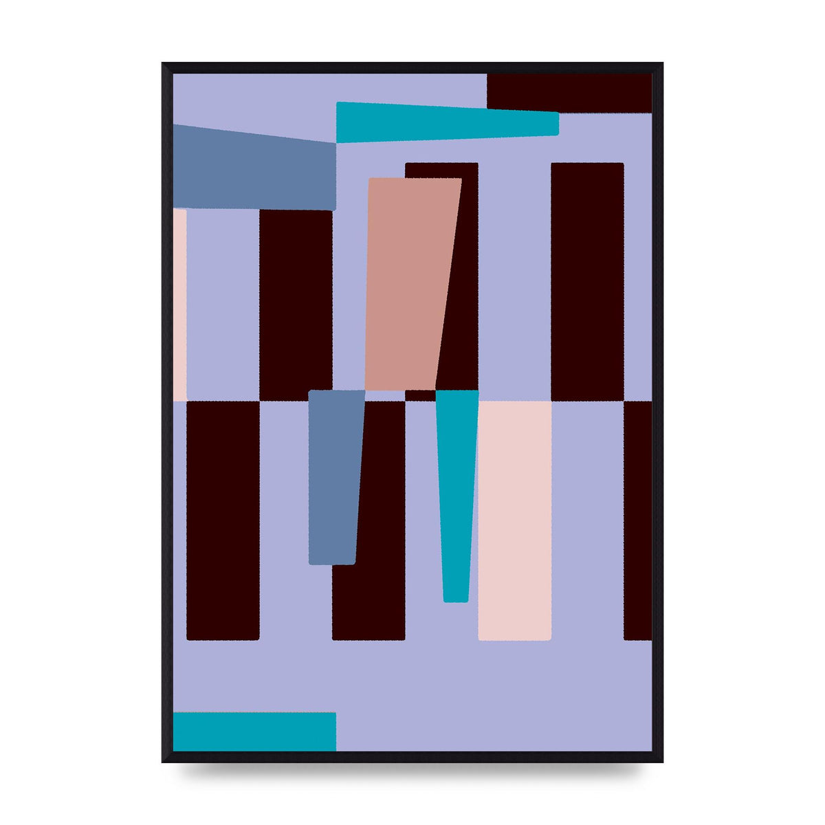 Bauhaus Puzzle Wall Art - A2 framed