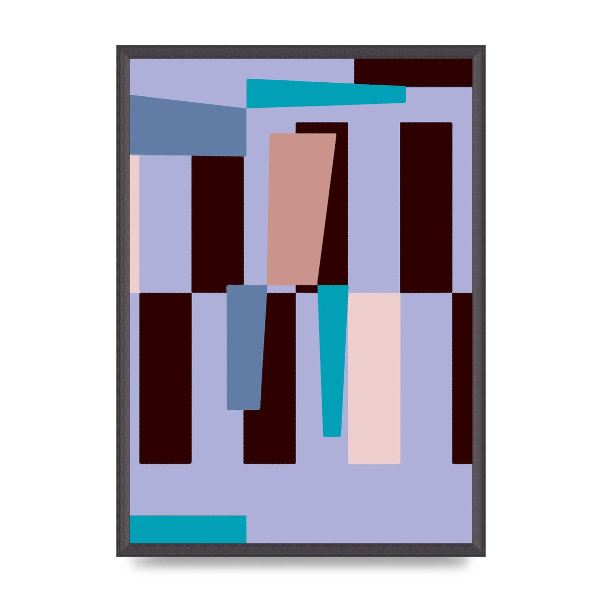 Bauhaus Puzzle Wall Art - A2 framed