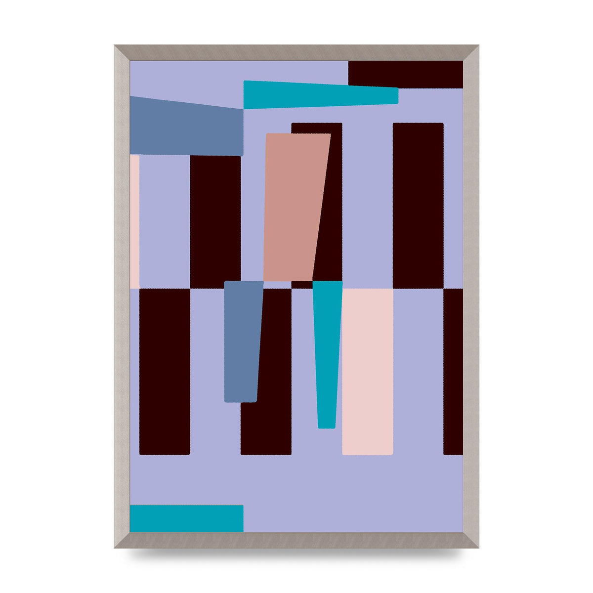 Bauhaus Puzzle Wall Art - A2 framed