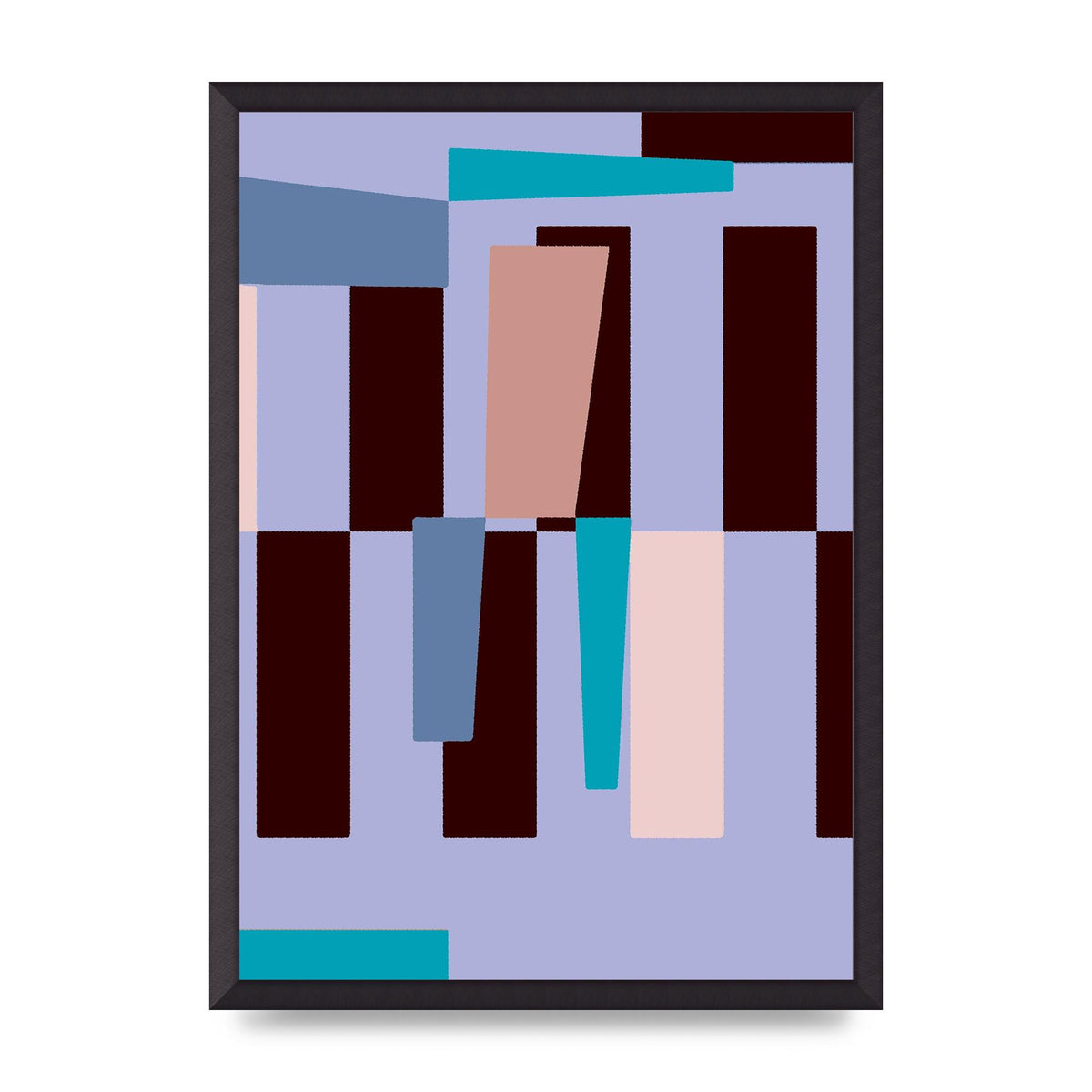 Bauhaus Puzzle Wall Art - A2 framed