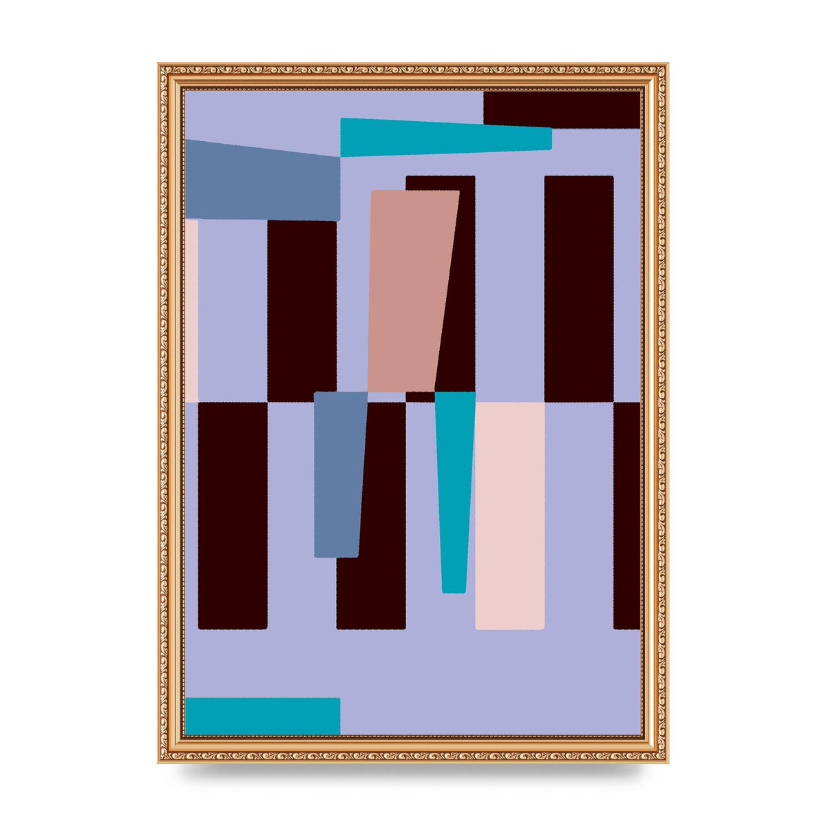 Bauhaus Puzzle Wall Art - A3 framed