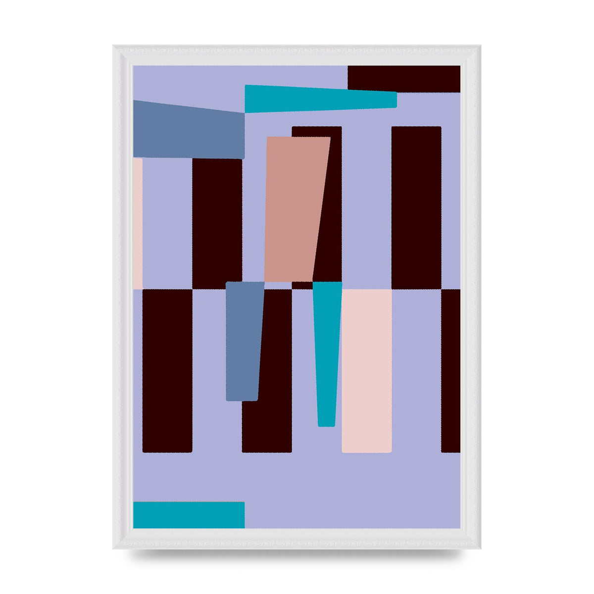 Bauhaus Puzzle Wall Art - A3 framed