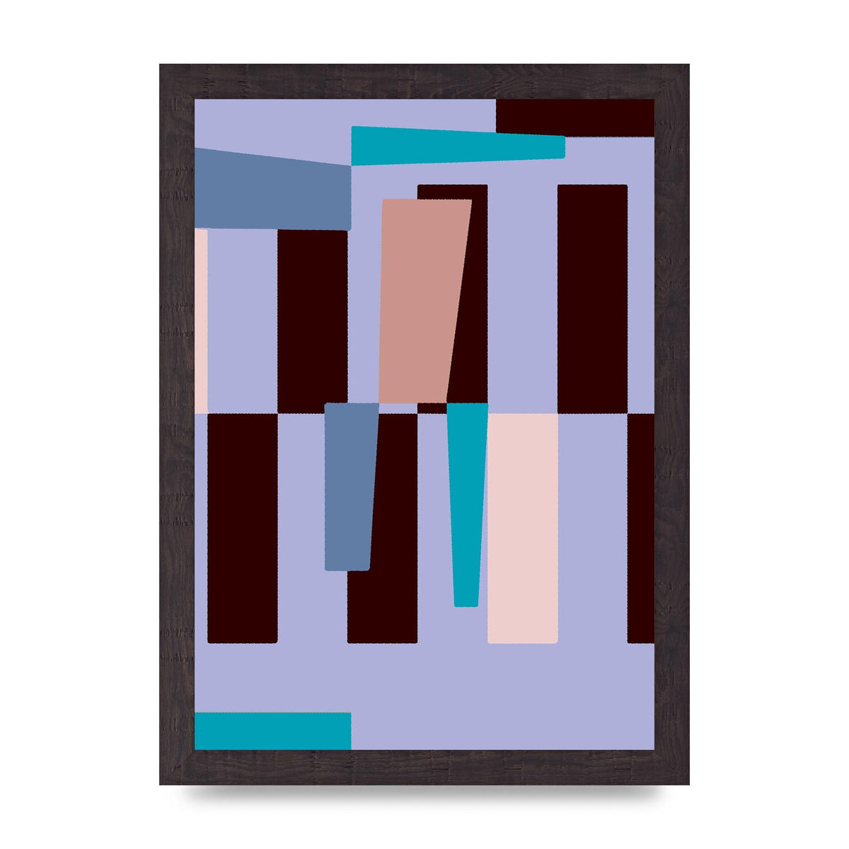 Bauhaus Puzzle Wall Art - A4 framed