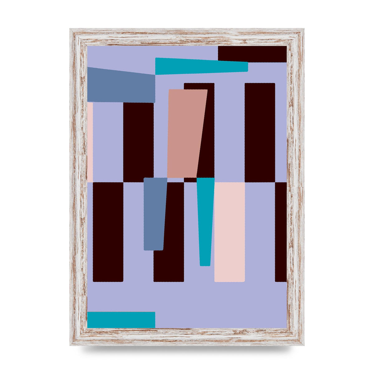 Bauhaus Puzzle Wall Art - A4 framed