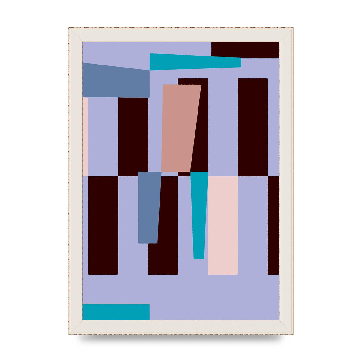 Bauhaus Puzzle Wall Art - A4 framed