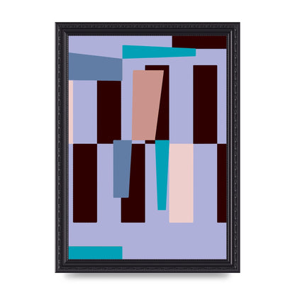 Bauhaus Puzzle Wall Art - A4 framed