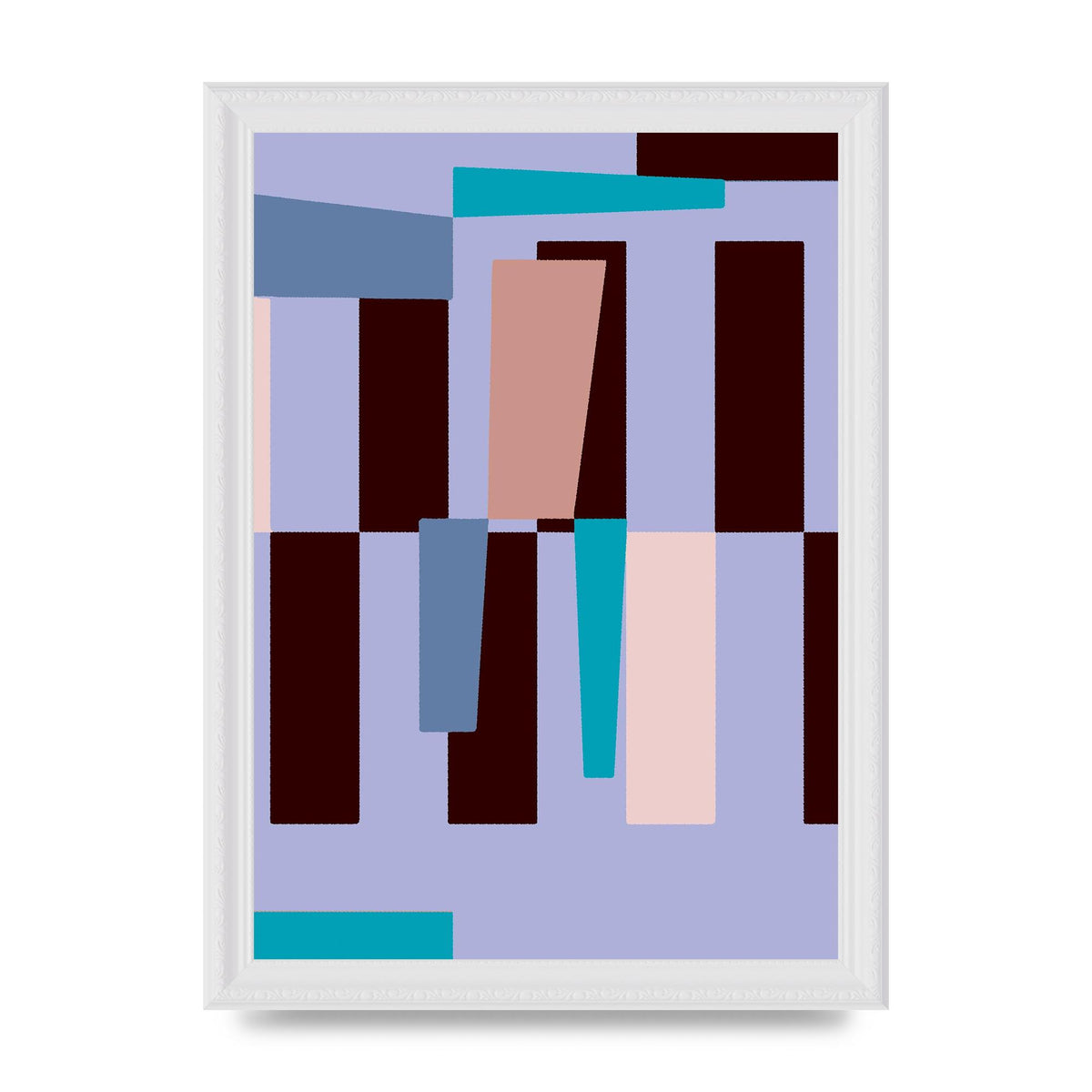 Bauhaus Puzzle Wall Art - A4 framed