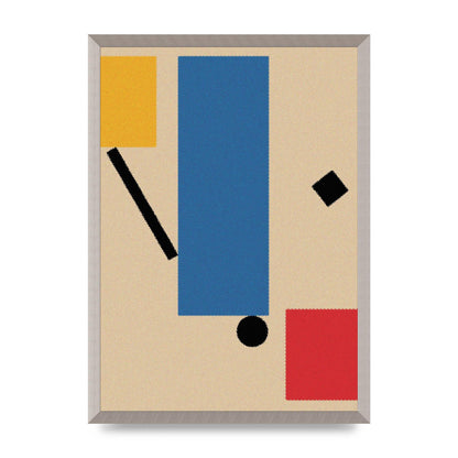 Bauhaus Inspired Shape Art For The Home - A2 framed