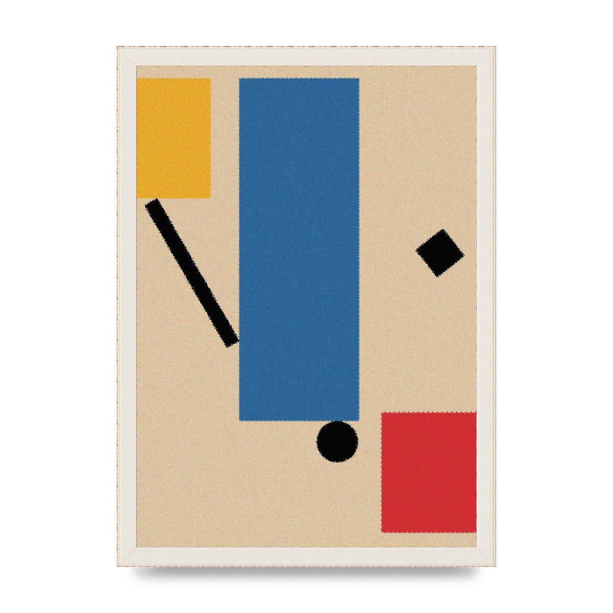 Bauhaus Inspired Shape Art For The Home - A3 framed