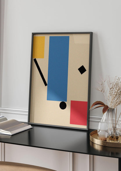 Bauhaus Inspired Shape Art For The Home - living room 4